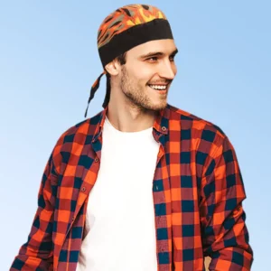 Front Flames Head Wrap - 12 pieces