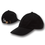 Classic Black Cap with 100% Cotton -Essential Wardrobe Staple