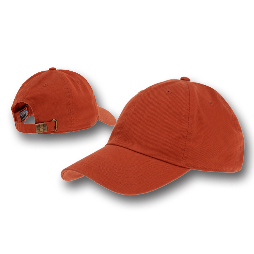 Rust Cotton Cap with adjustable Clasp