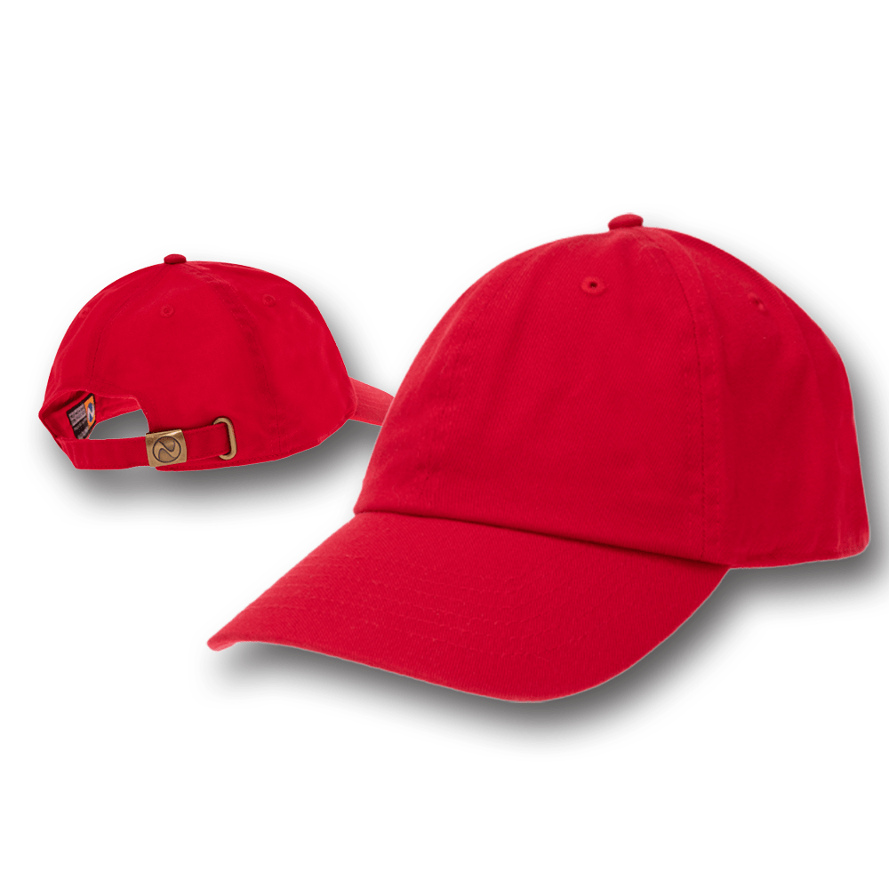 Red Cotton Cap - Striking Red Headgear