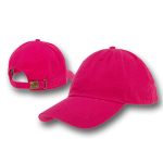 Hot Pink Cotton Cap with adjustable Clasp