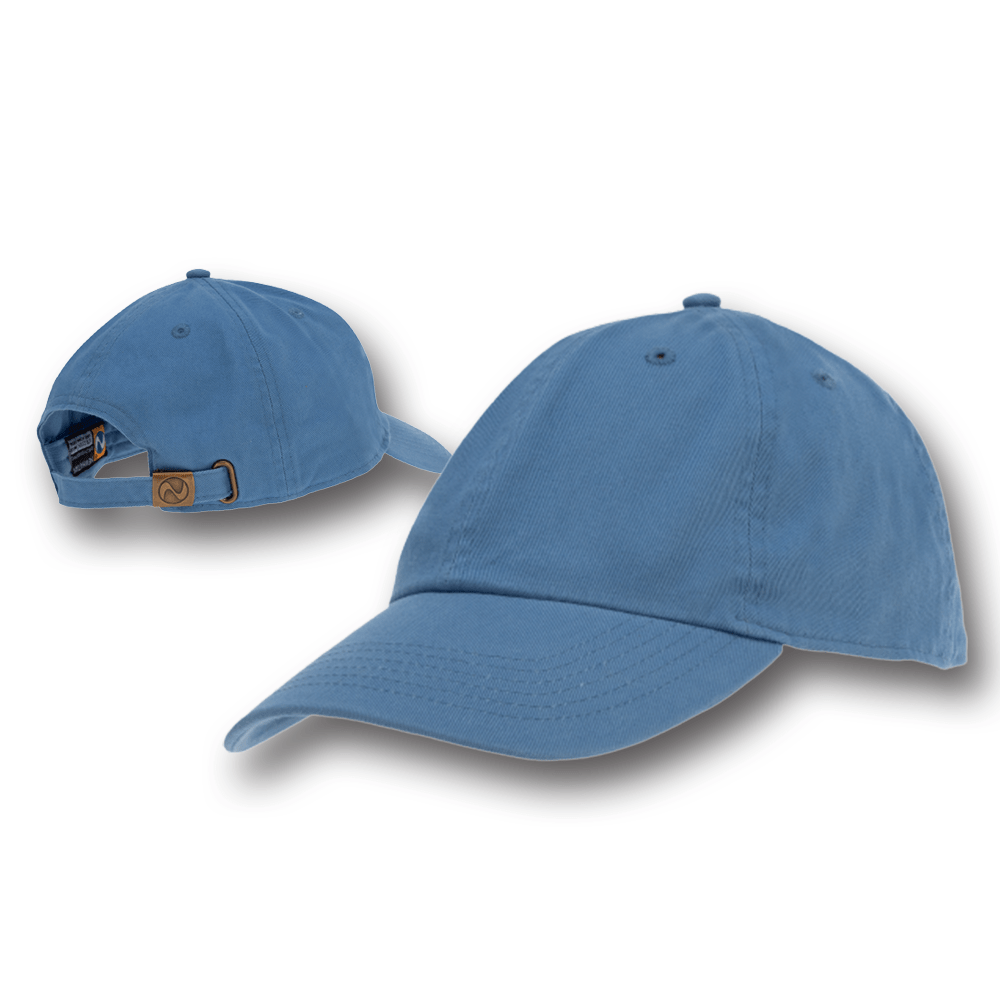 Light Blue Cotton Cap - Adjustable Comfort