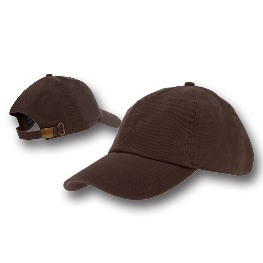 Dark Brown Cotton Cap -Timeless Elegance