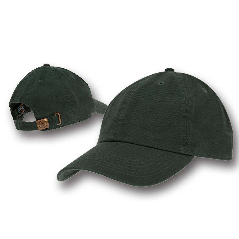 Hunter Green Cotton Cap- 100% Cotton Adventure Cap
