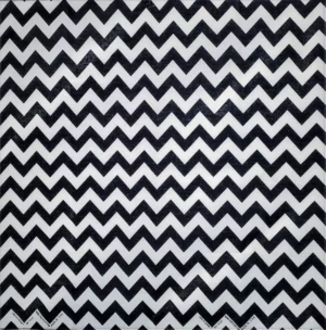 Chevron Navy/White Bandana - 22x22 Inch Carded