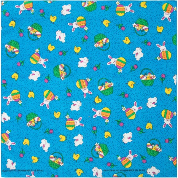 Bunny Patch Bandana - 22x22 Inch