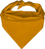 Pet Triangle Solid Bandana, 22X 30X 22, 1Pc, Gold,