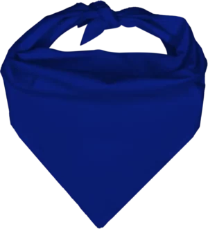 Pet Triangle Solid Bandana, 22X 30X 22, 1Pc, Royal Blue,