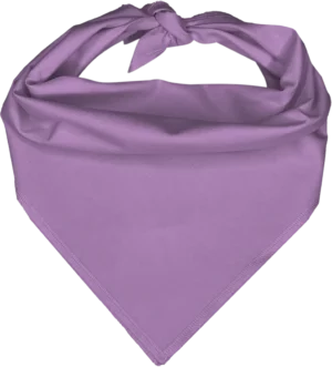 Pet Triangle Solid Bandana, 22X 30X 22, 1Pc, Lilac,