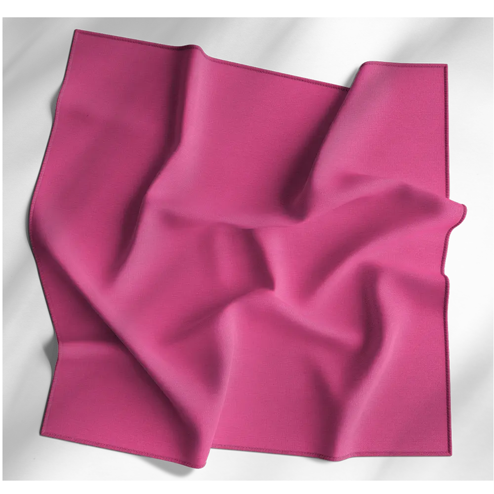 1pc NEON Hot Pink Solid Color Bandana 18