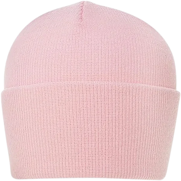 Warm and Stylish Light Pink Winter Hat - 100% Acrylic