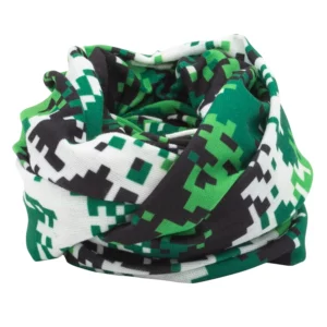 Digital Camo Tube Headband - 1 piece, Kelly Green