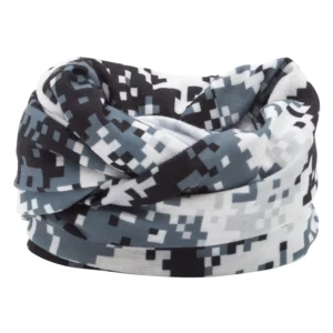 Digital Camo Tube Headband - 1 piece, Dark Grey