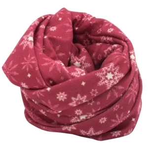 Red Snowflakes Tube Headband - 1 piece