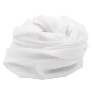 Solid Color Tube Headband - 1 piece, White