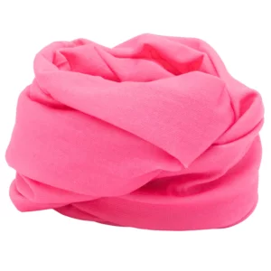 Solid Color Tube Headband - 1 piece, Pink