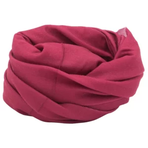 Solid Color Tube Headband - 1 piece, Wine