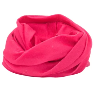 Solid Color Tube Headband - 1 piece, Hot Pink