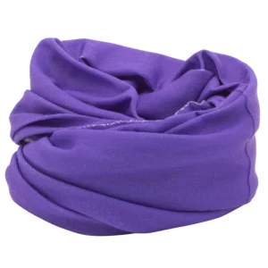 Solid Color Tube Headband - 1 piece, Purple color