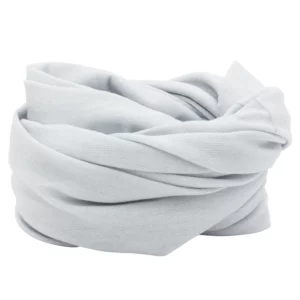 Solid Color Tube Headband - 1 piece, Light Gray