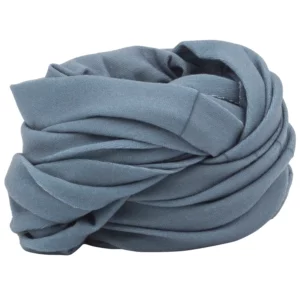 Solid Color Tube Headband - 1 piece, Dark Gray