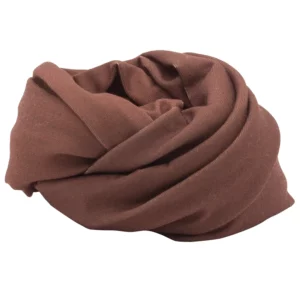 Solid Color Tube Headband - 1 piece, Dark Brown