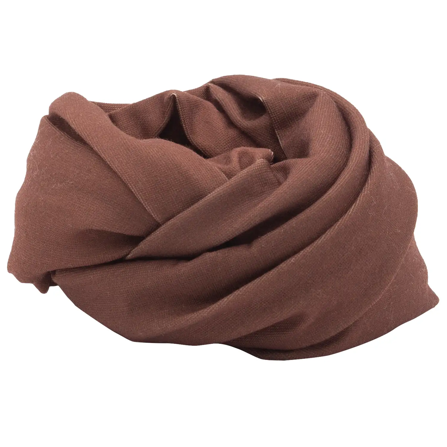 Solid Color Tube Headband – 1 piece, Dark Brown