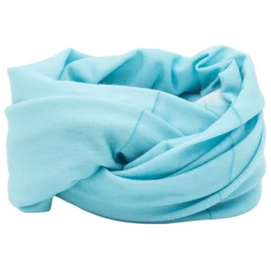 Solid Color Tube Headband - 1 piece, Aqua