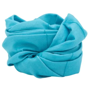 Solid Color Tube Headband - 1 piece, Medium Blue