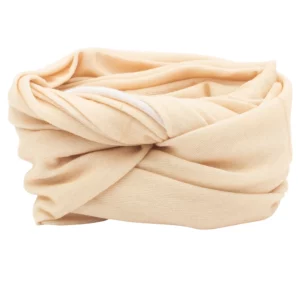 Solid Color Tube Headband - 1 piece, Natural