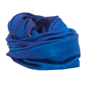 Tie Dye Tube Headband - 1 piece, Royal Blue