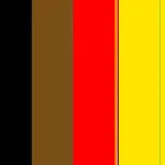 Multi Black - Bottom Stripe Brown Yellow Red