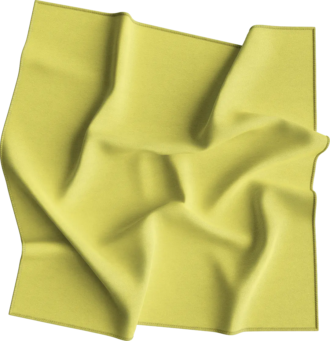 12-pack Yellow Solid Color Bandanas, 100% Cotton - 27x27 Inches