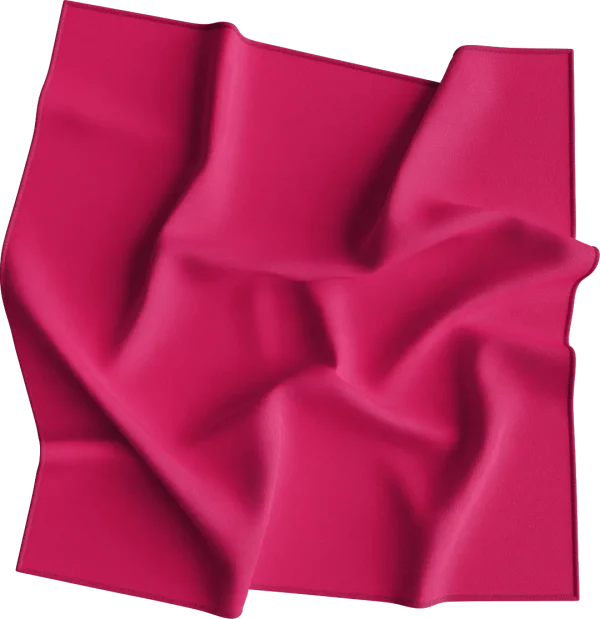 Hot Pink Solid BANDANA - Single Piece 14x14