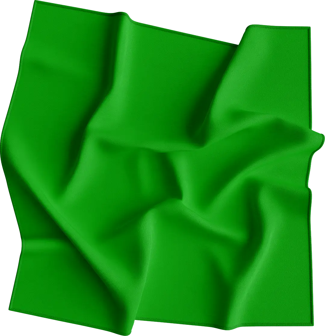 1pc Mint Green Solid Color Bandana 14 x 14