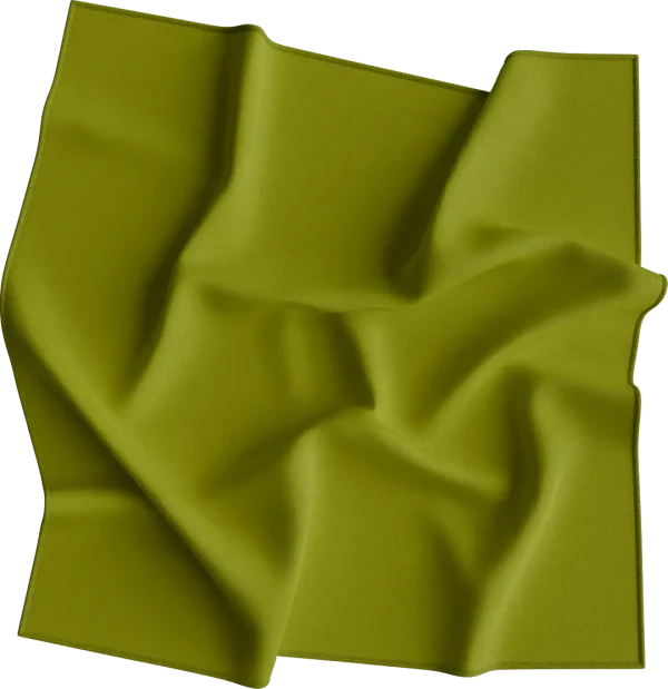Olive Green Solid BANDANA - Single Piece 18x18