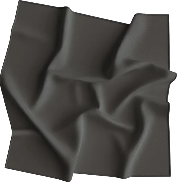 Dark Grey Solid BANDANA - Single Piece 22x22