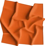 12 pieces, USA Made Solid Color Bandana 100% Cotton, Orange, 22" x 22"