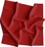 12 pieces, USA Made Solid Color Bandana 100% Cotton, Red, 22" x 22"