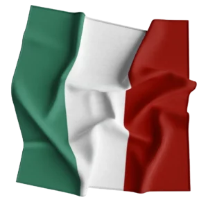 Italy Flag Bandana - 22x22 Inch - 1 piece