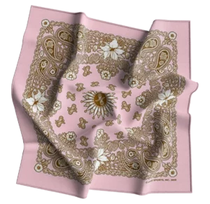 Good Sports Floral Paisley Bandana - 22x22 Inch - 1 piece