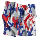 Patriotic Camo Bandana - 22x22 Inch - 1 piece