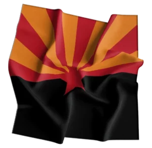 Arizona Flag Bandana - 22x22 Inch - 1 piece