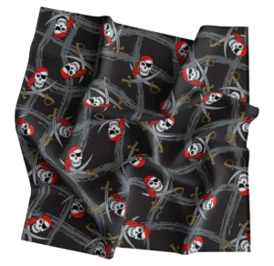 Ghost Pirate Bandana - USA - 22x22 Inch - 12 pieces