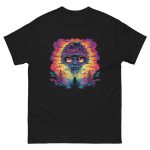 Unisex Cool Psychedelic T-Shirt Graphic Tees - Colorful Nature's Calling Tees