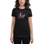 Women's Valentine's Day Short Sleeve T-Shirt - Pink Love