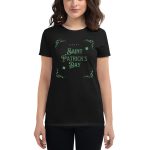 Women's St. Patrick's Day Short Sleeve T-Shirt - Happy St. Patrick's Day