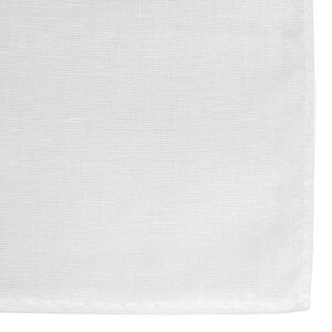 A textured white fabric occupies the foreground with a smooth finish and subtle patterns while the background remains indistinct and uniform creating a neutral and simple aesthetic.