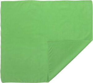 12 pieces, Solid Color Bandana, Imported, 100% Cotton, Lime Green, 22" x 22"