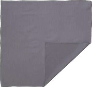 12 pieces, Solid Color Bandana, Imported, 100% Cotton, Dark Grey, 22" x 22"